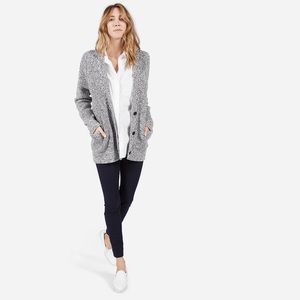 EUC Everlane chunky wool marled cardigan